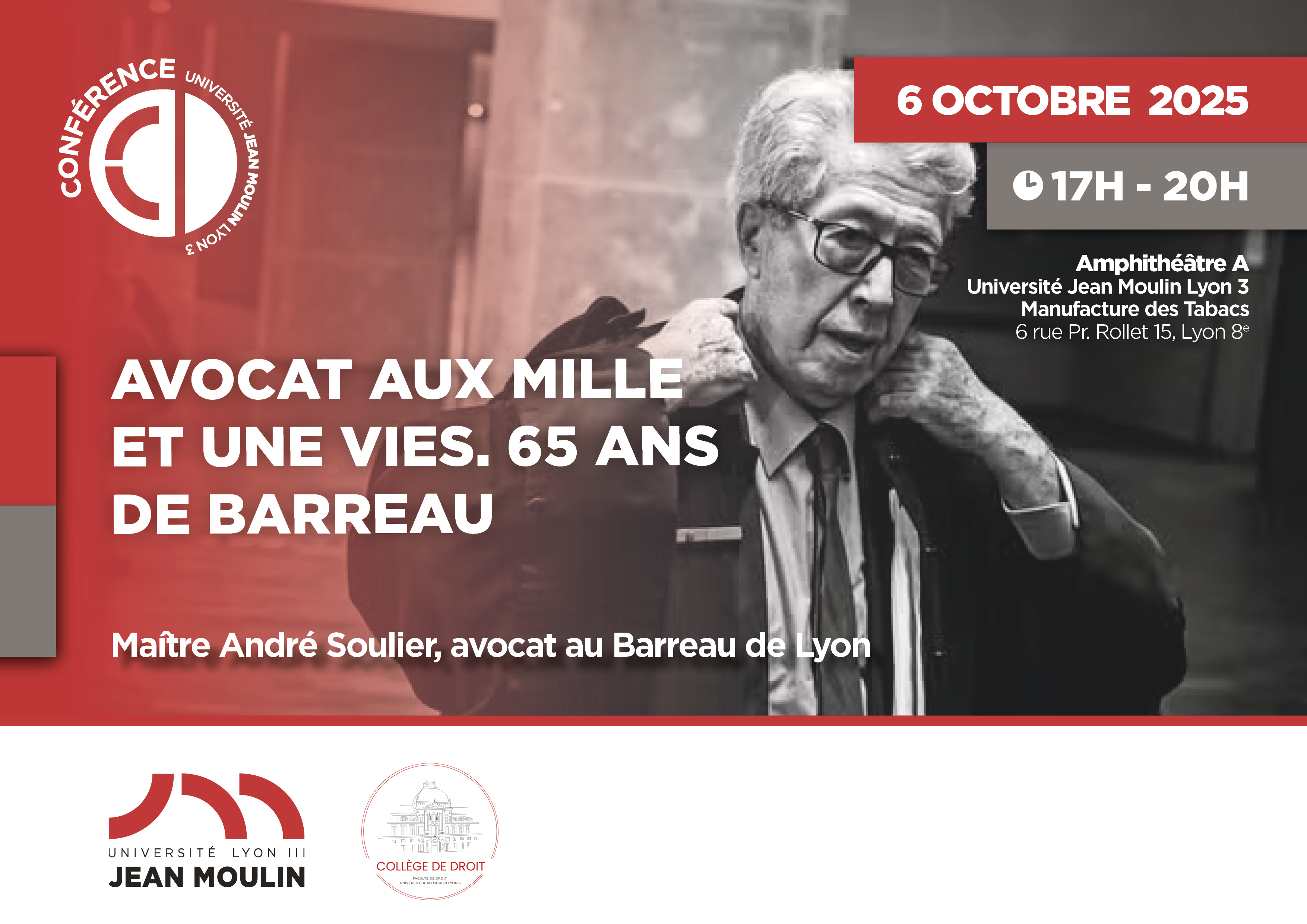 " Avocat aux mille et une vies. 65 ans de Barreau "