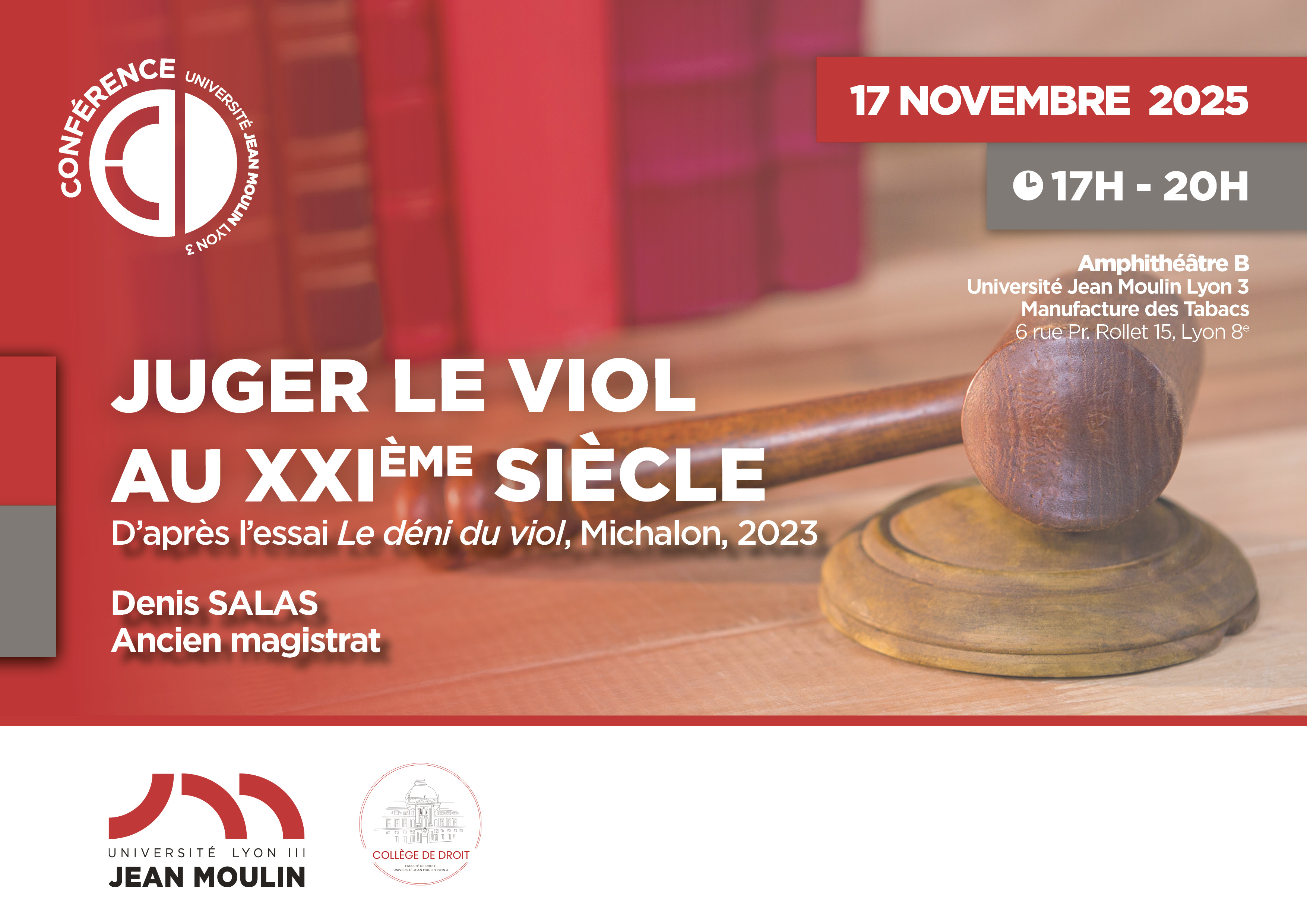 Affiche jugement du viol